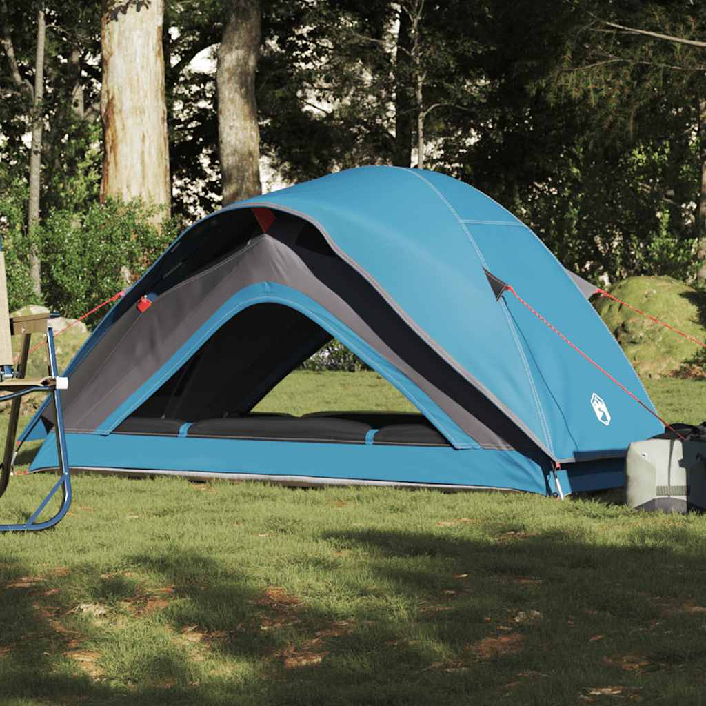 1-personers campingtelt vandtæt blå - Image 4