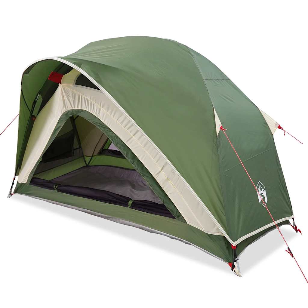 1-personers campingtelt vandtæt grøn - Image 2