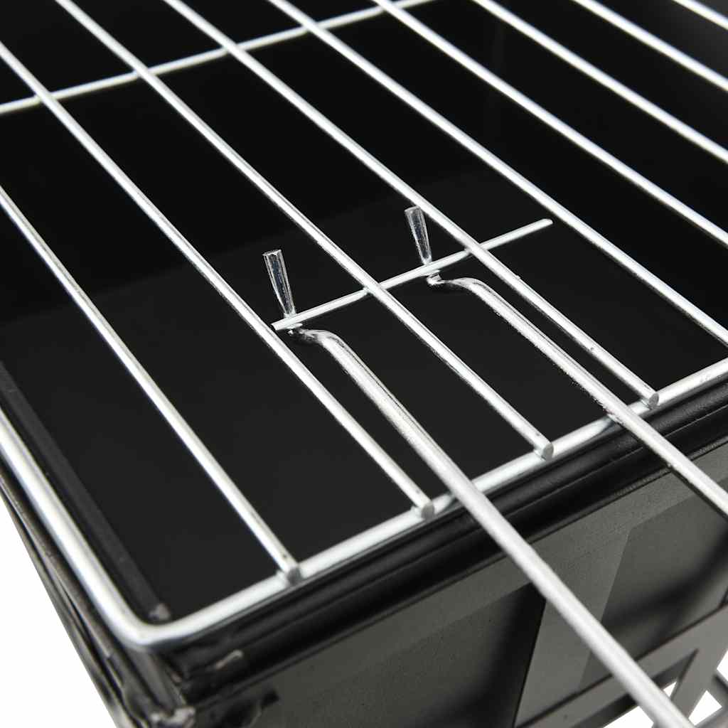 2-i-1 bålfad og grill 34x34x48 cm stål - Image 7
