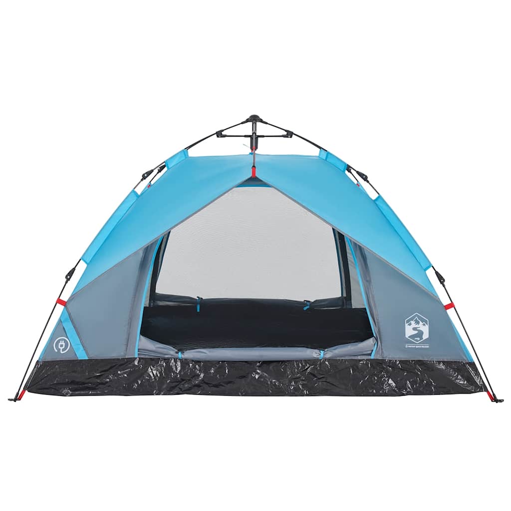 2-personers campingtelt kuppel quick-release blå - Image 7