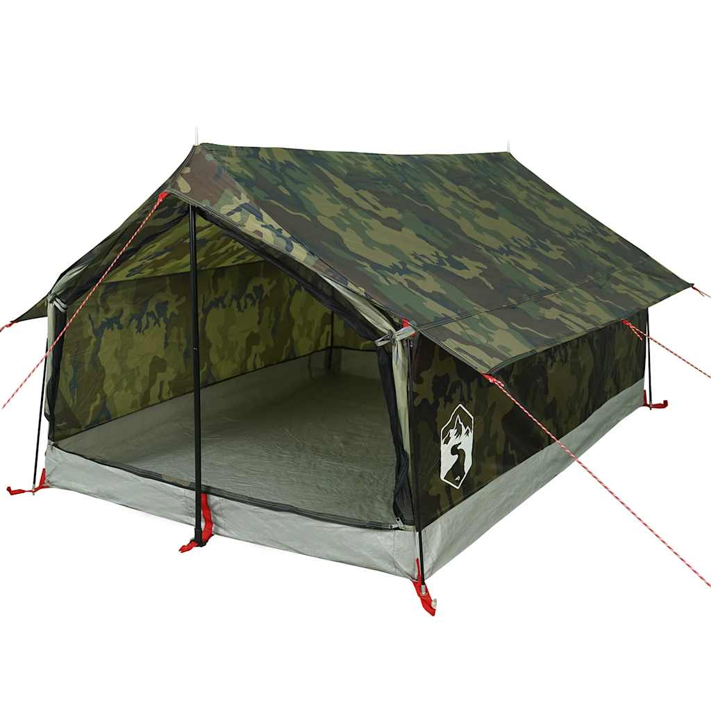 2-personers campingtelt vandtæt camouflage - Image 4