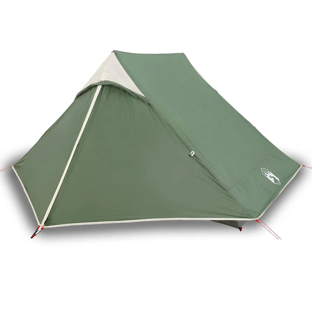 2-personers campingtelt vandtæt grøn - Image 2