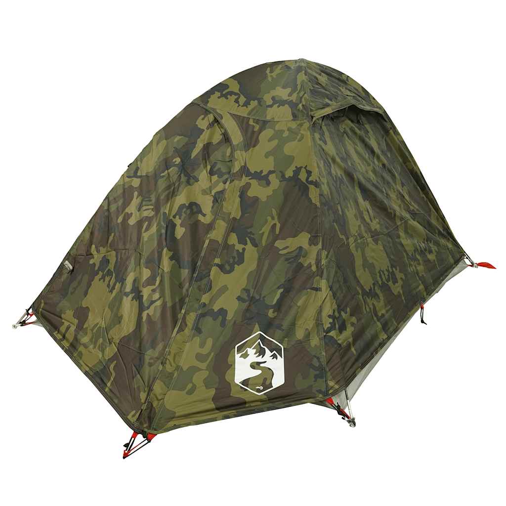 2-personers campingtelt vandtæt kuppel camouflage - Image 5