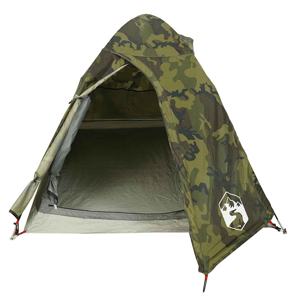 2-personers campingtelt vandtæt kuppel camouflage - Image 6