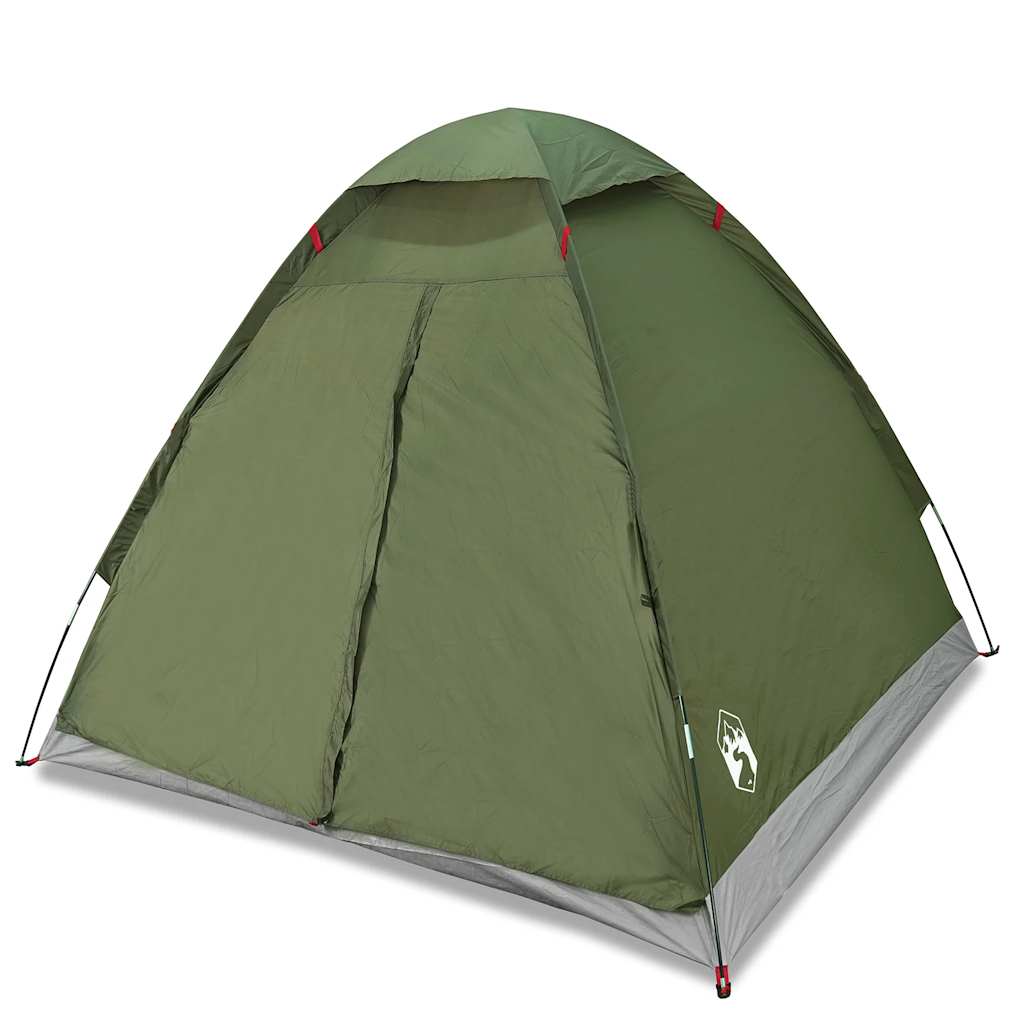 2-personers campingtelt vandtæt kuppel olivengrøn - Image 2