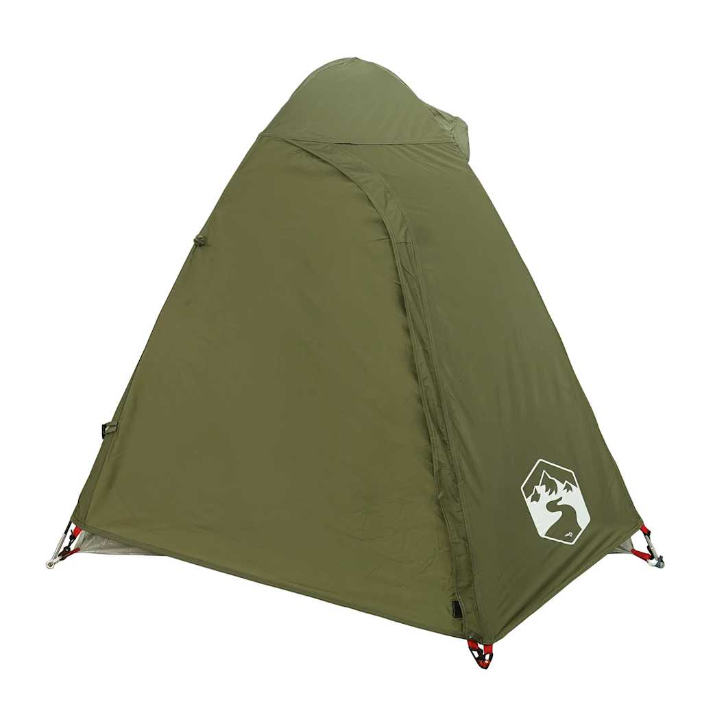 2-personers campingtelt vandtæt kuppel olivengrøn - Image 7