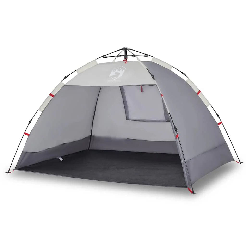 2-personers campingtelt vandtæt quick-release grå - Image 2