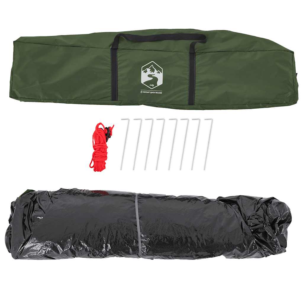 3-personers campingtelt kuppel quick-release grøn - Image 9