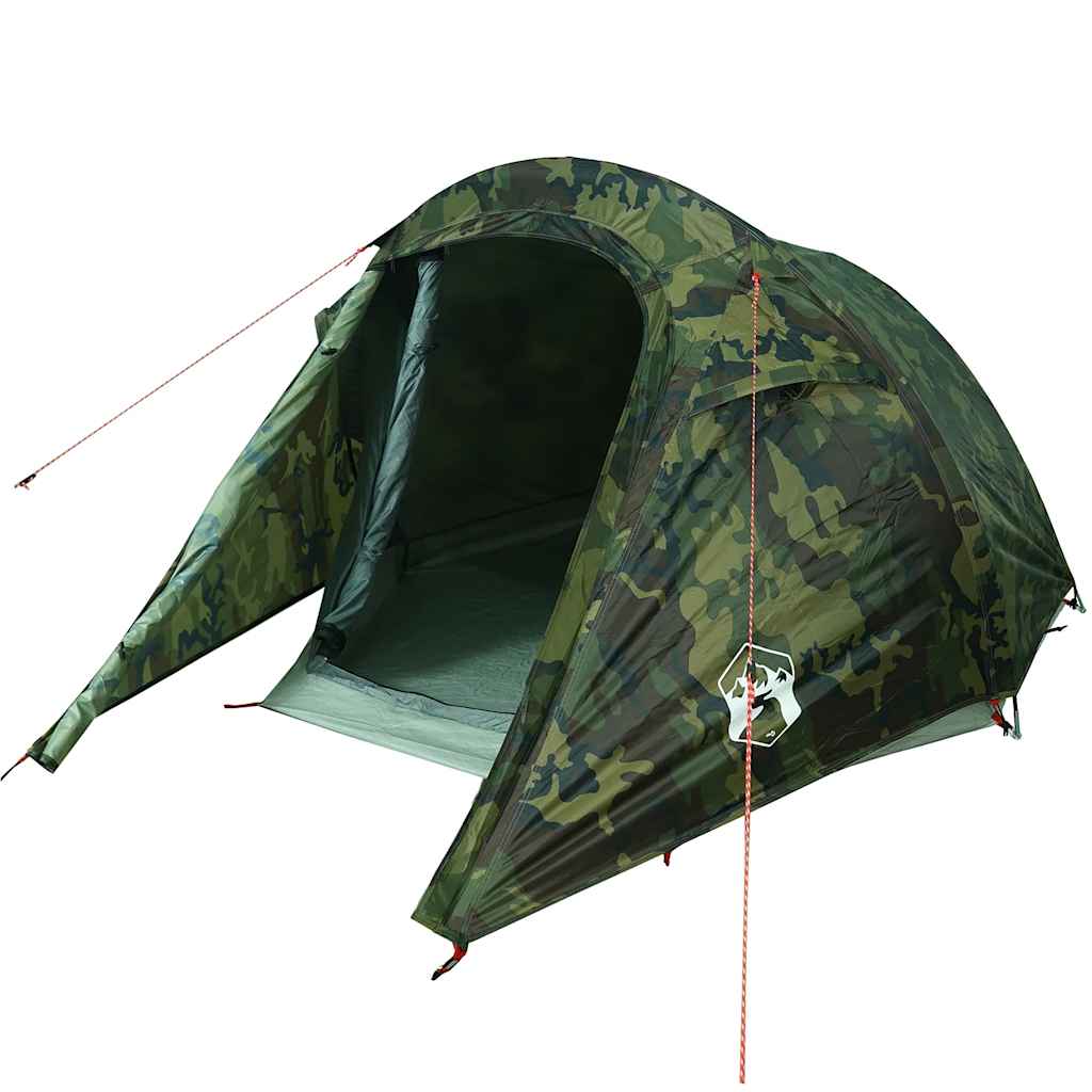 3-personers campingtelt vandtæt camouflage - Image 4