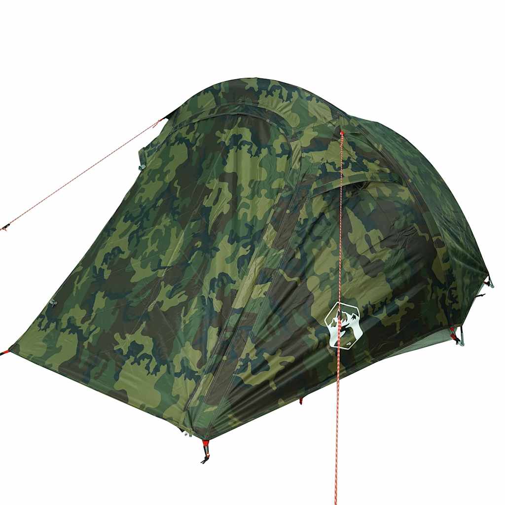 3-personers campingtelt vandtæt camouflage - Image 5