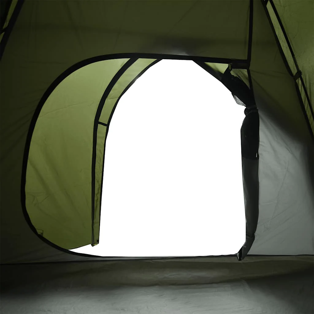 3-personers campingtelt vandtæt kuppel olivengrøn - Image 9
