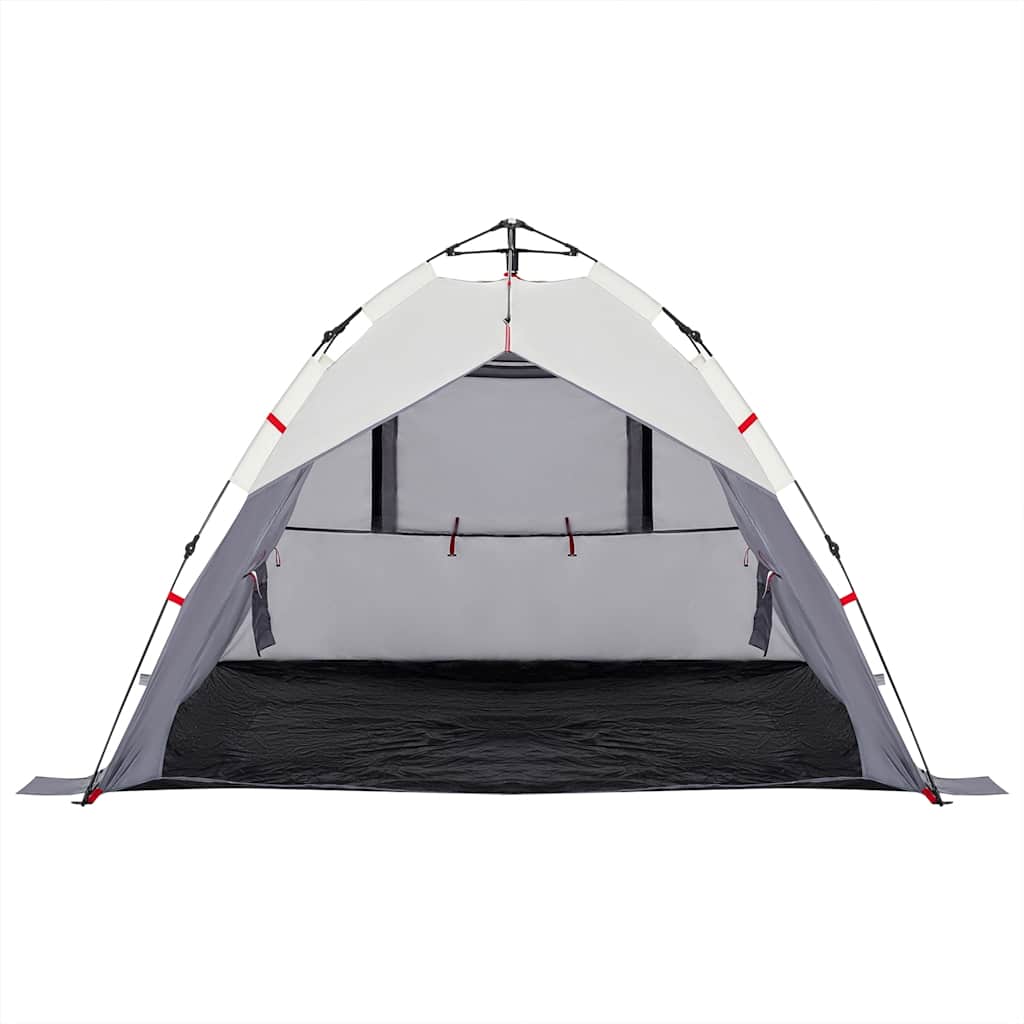 3-personers campingtelt vandtæt quick-release grå - Image 6