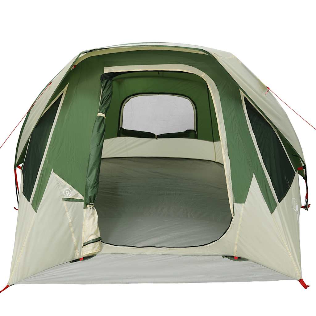 4-personers campingtelt vandtæt grøn - Image 8