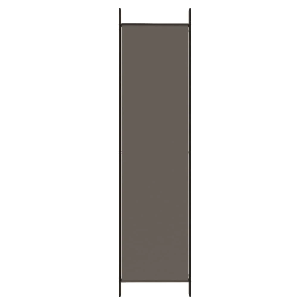 5-panels rumdeler 250x200 cm stof antracitgrå - Image 6