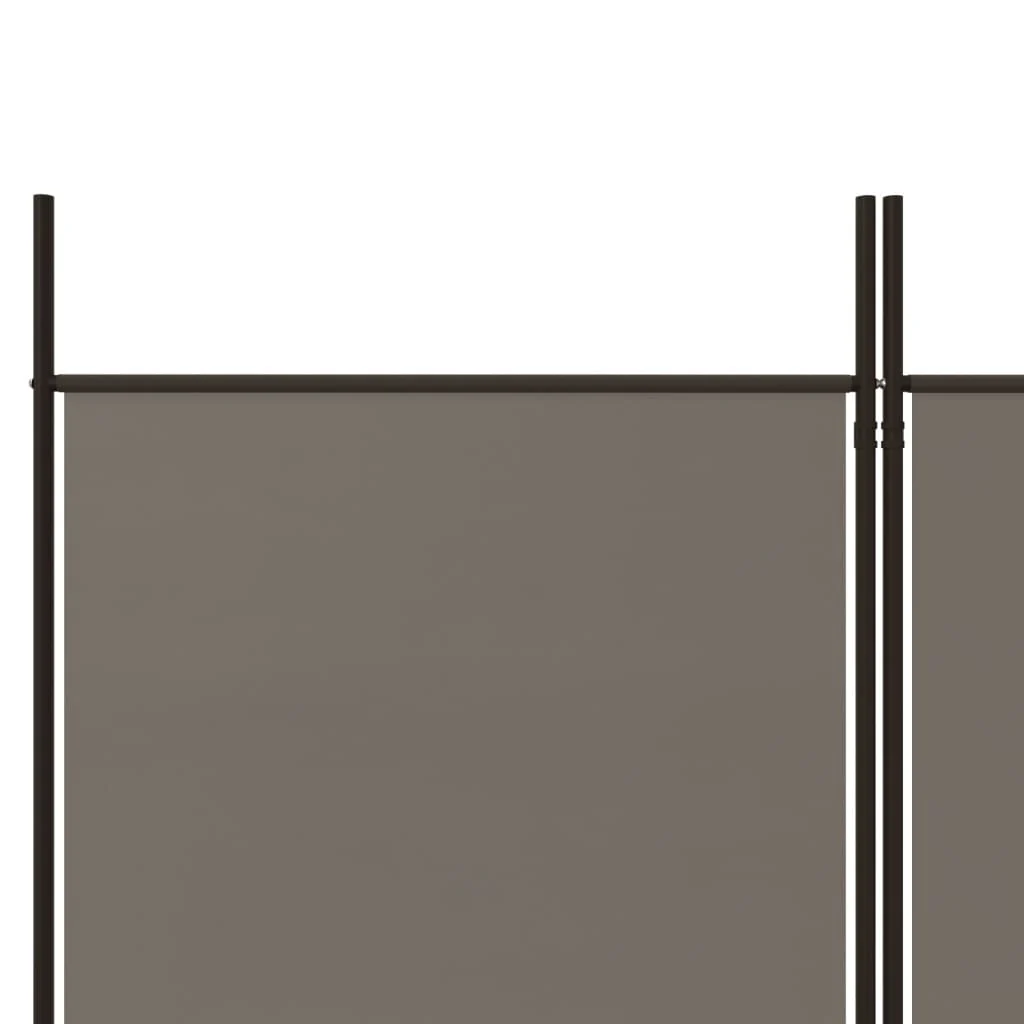 5-panels rumdeler 300x200 cm stof antracitgrå - Image 7