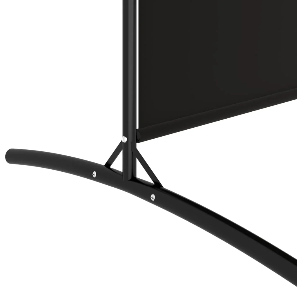 5-panels rumdeler 433x180 cm stof sort - Image 7