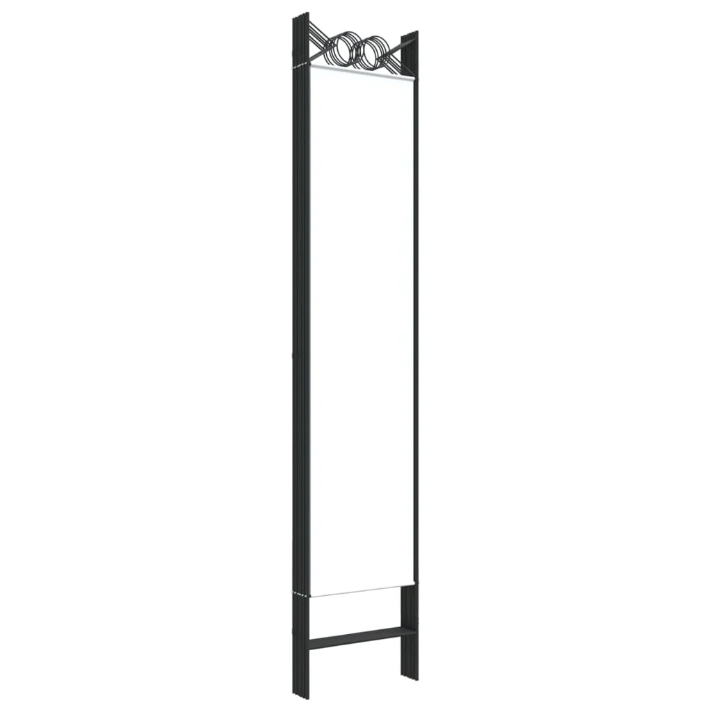 6-panels rumdeler 240x200 cm stof hvid - Image 6