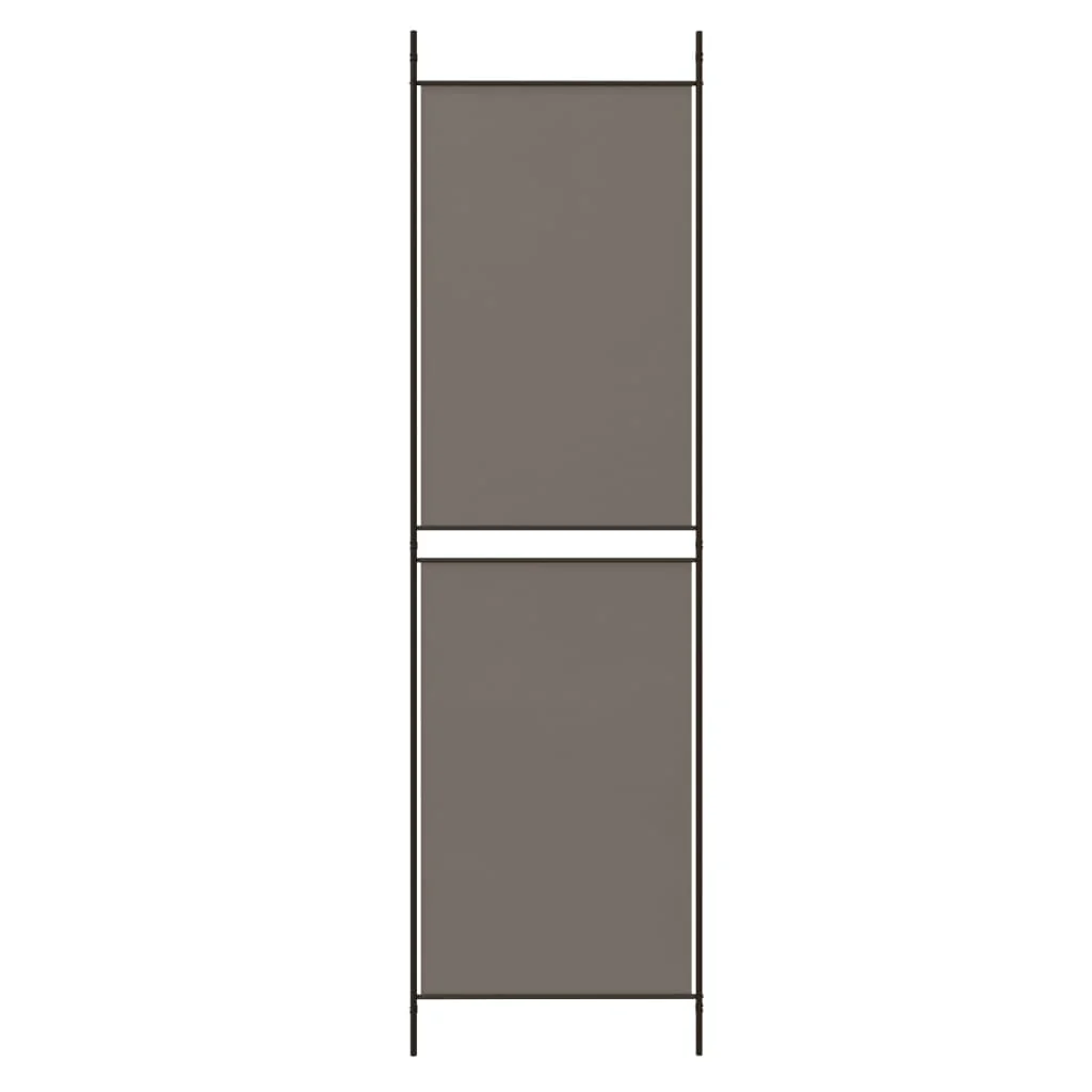 6-panels rumdeler 300x180 cm stof antracitgrå - Image 6