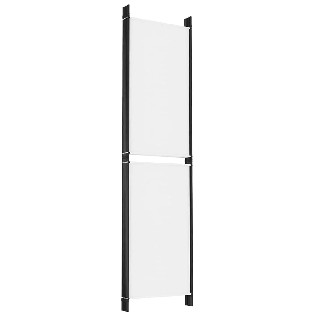 6-panels rumdeler 300x200 cm stof hvid - Image 6