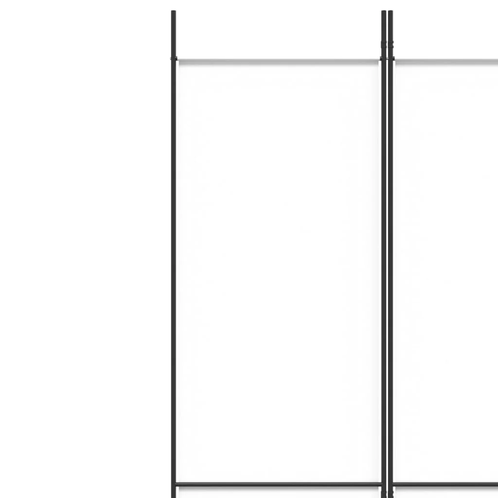 6-panels rumdeler 300x220 cm stof hvid - Image 7