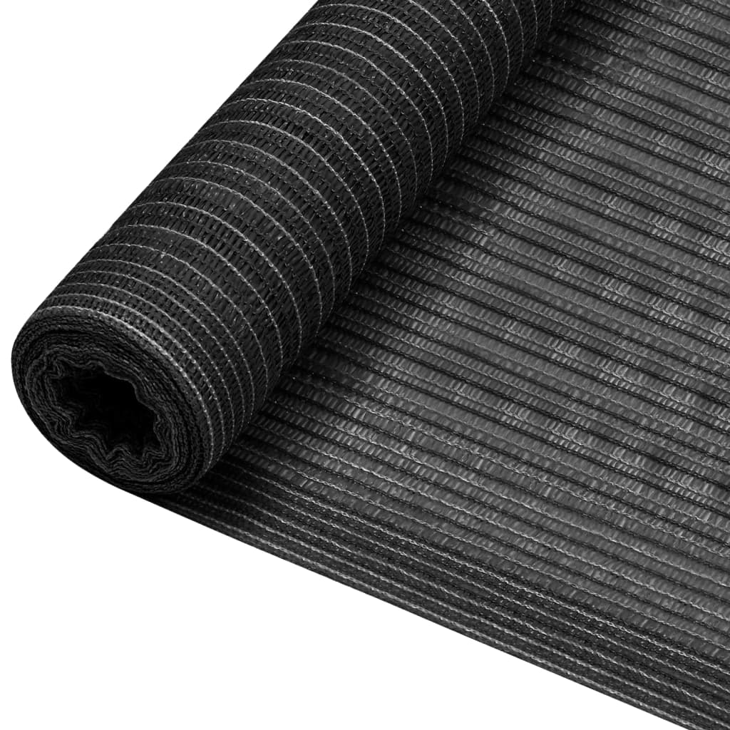 afskærmning 1,2x50 m 150 g/m² HDPE antracitgrå