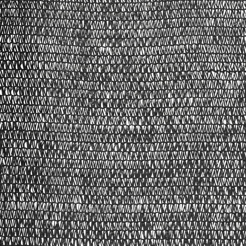 afskærmning 1,5x25 m HDPE 195 g/m² sort - Image 4