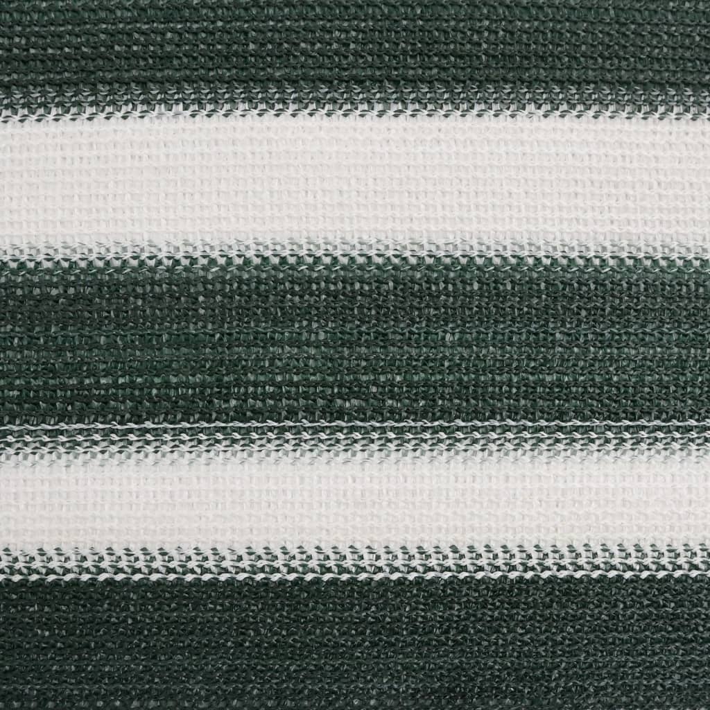 afskærmning 1,8x10 m 195 g/m² HDPE grøn og hvid - Image 6