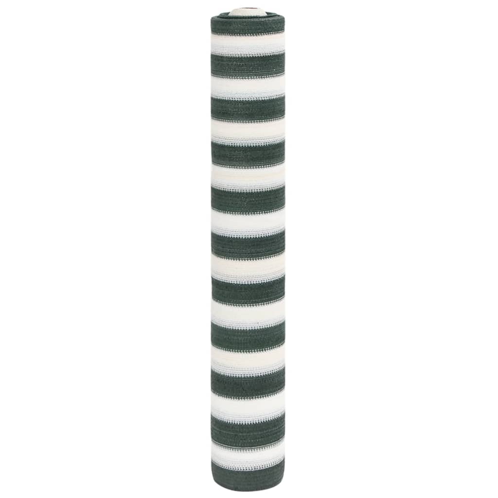 afskærmning 1,8x25 m 195 g/m² HDPE grøn og hvid