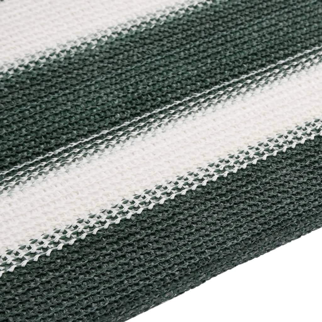 afskærmning 1,8x25 m 195 g/m² HDPE grøn og hvid - Image 4