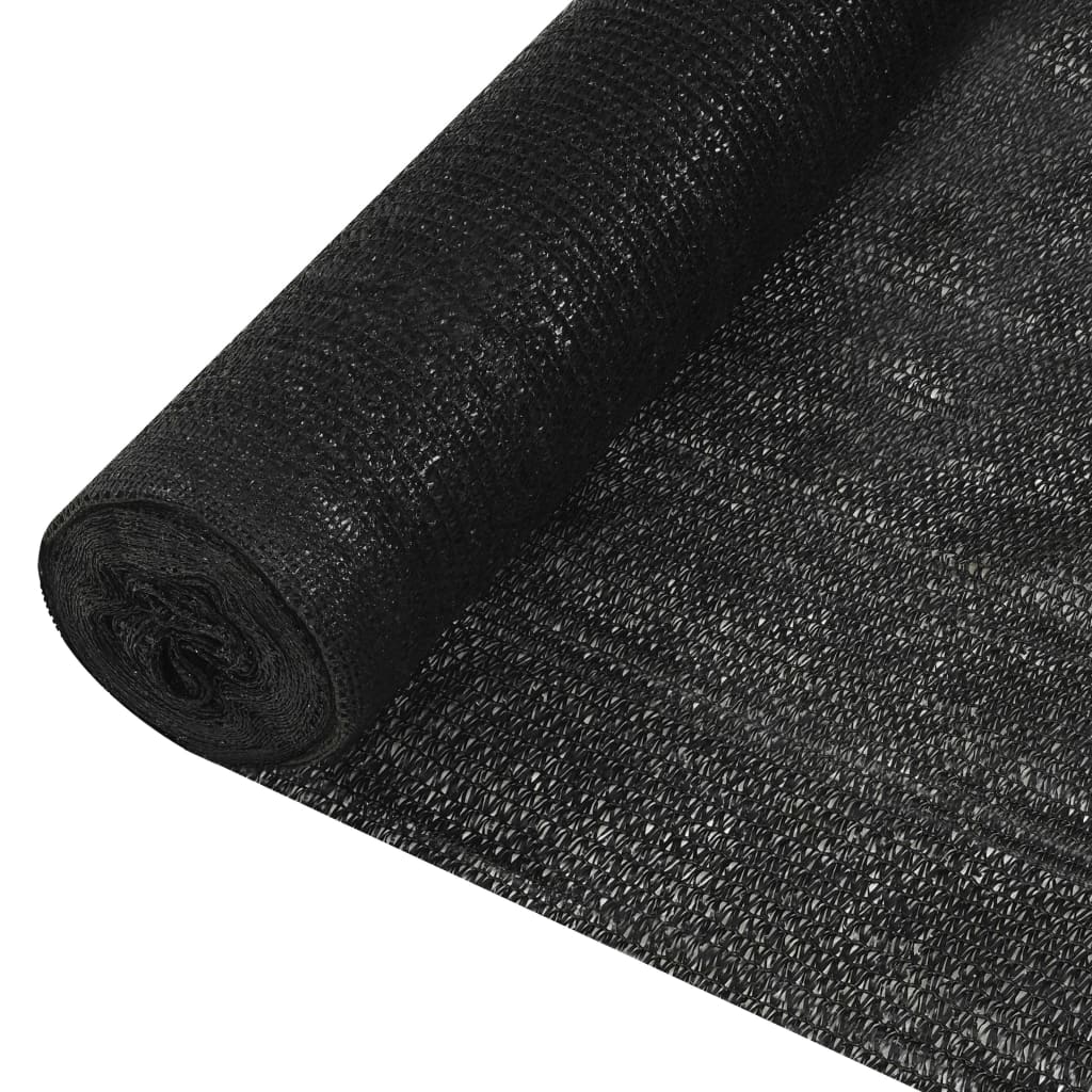 afskærmning 1,8x50 m HDPE 150 g/m² sort