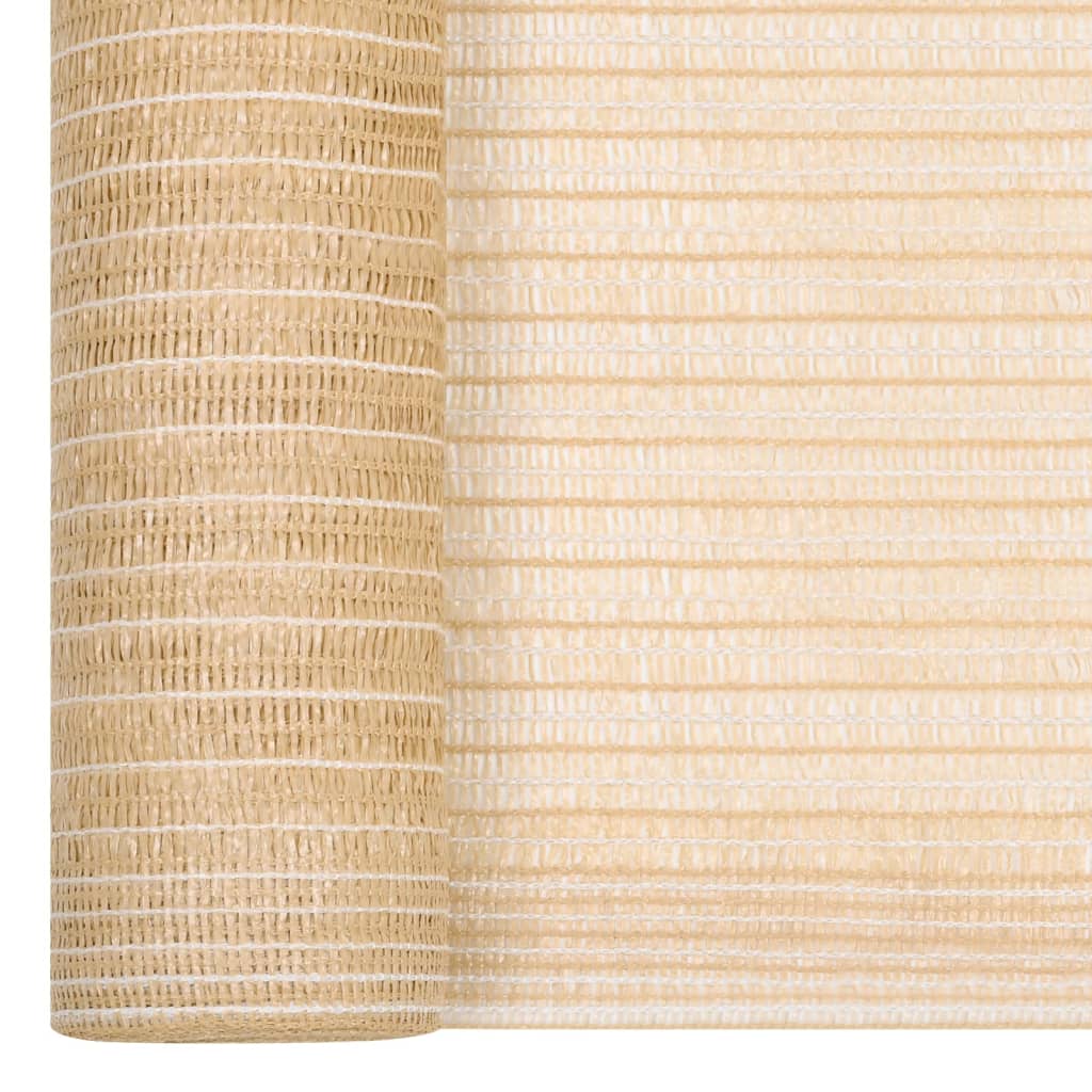 afskærmning 1x25 m 150 g/m² HDPE beige - Image 2