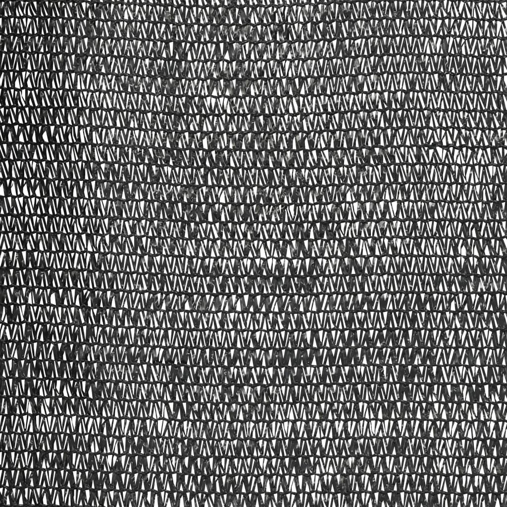 afskærmning 3,6x10 m HDPE 150 g/m² sort - Image 4