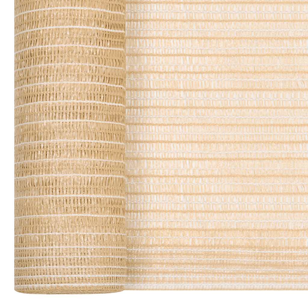 afskærmning 3,6x25 m 150 g/m² HDPE beige - Image 2