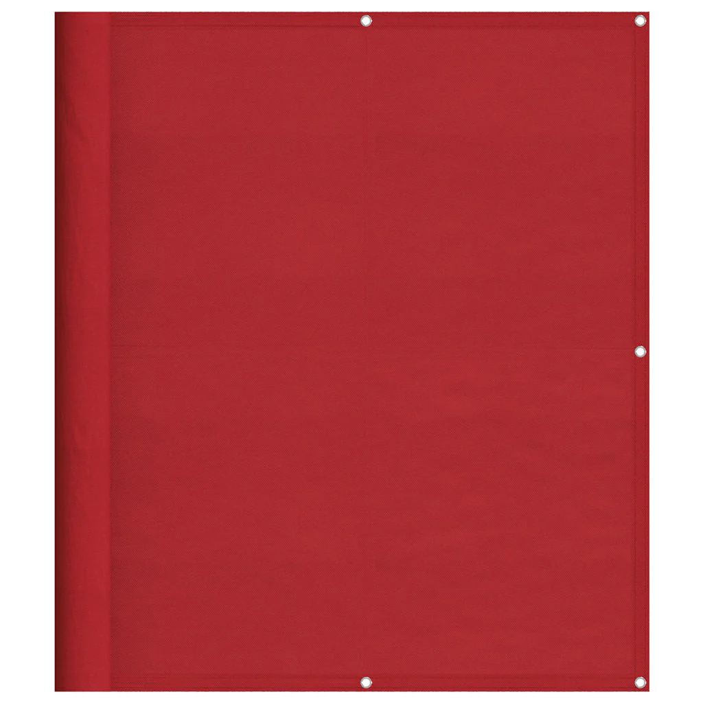 altanafskærmning 120x1000 cm 100 % polyester rød - Image 2
