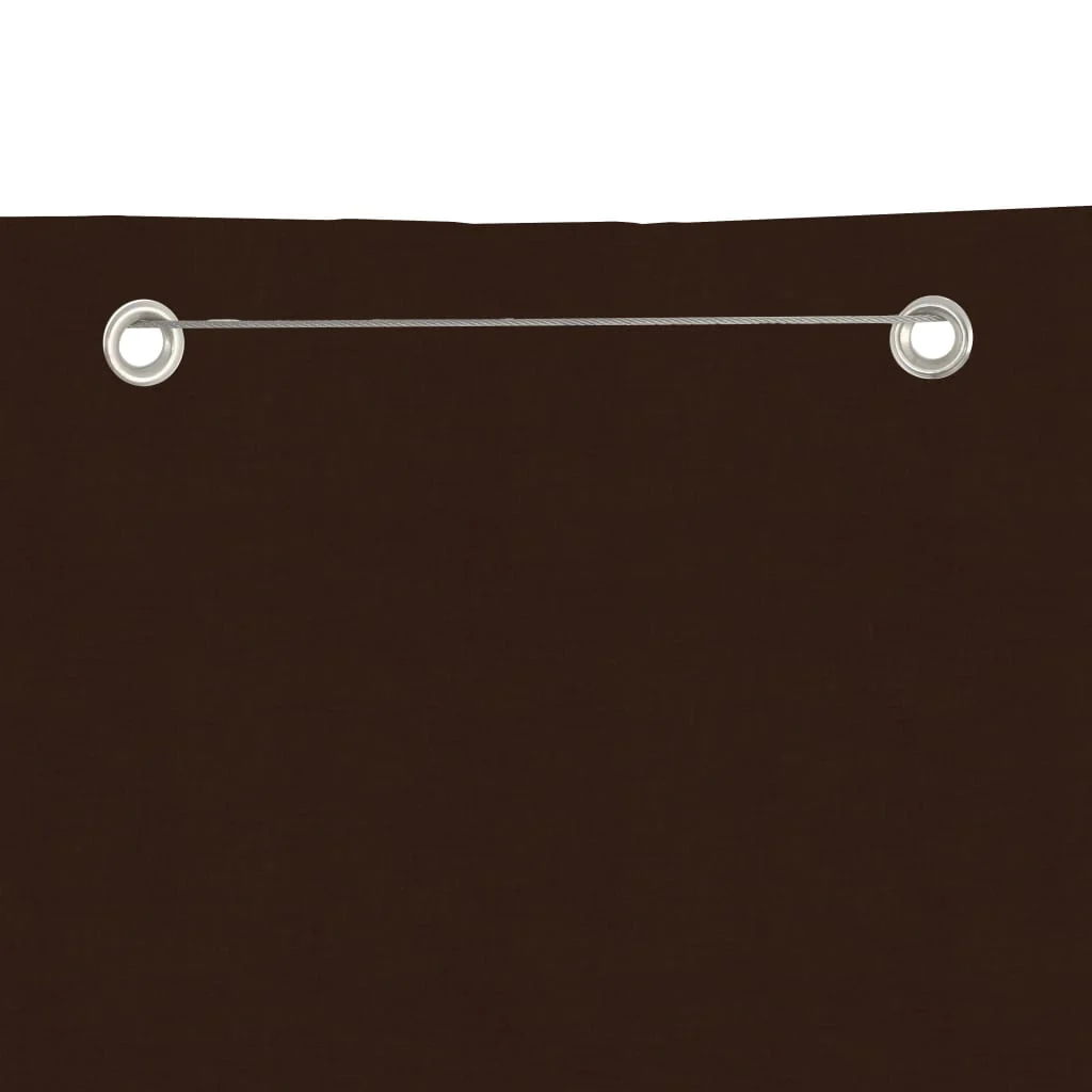 altanafskærmning 140x240 cm oxfordstof brun - Image 3