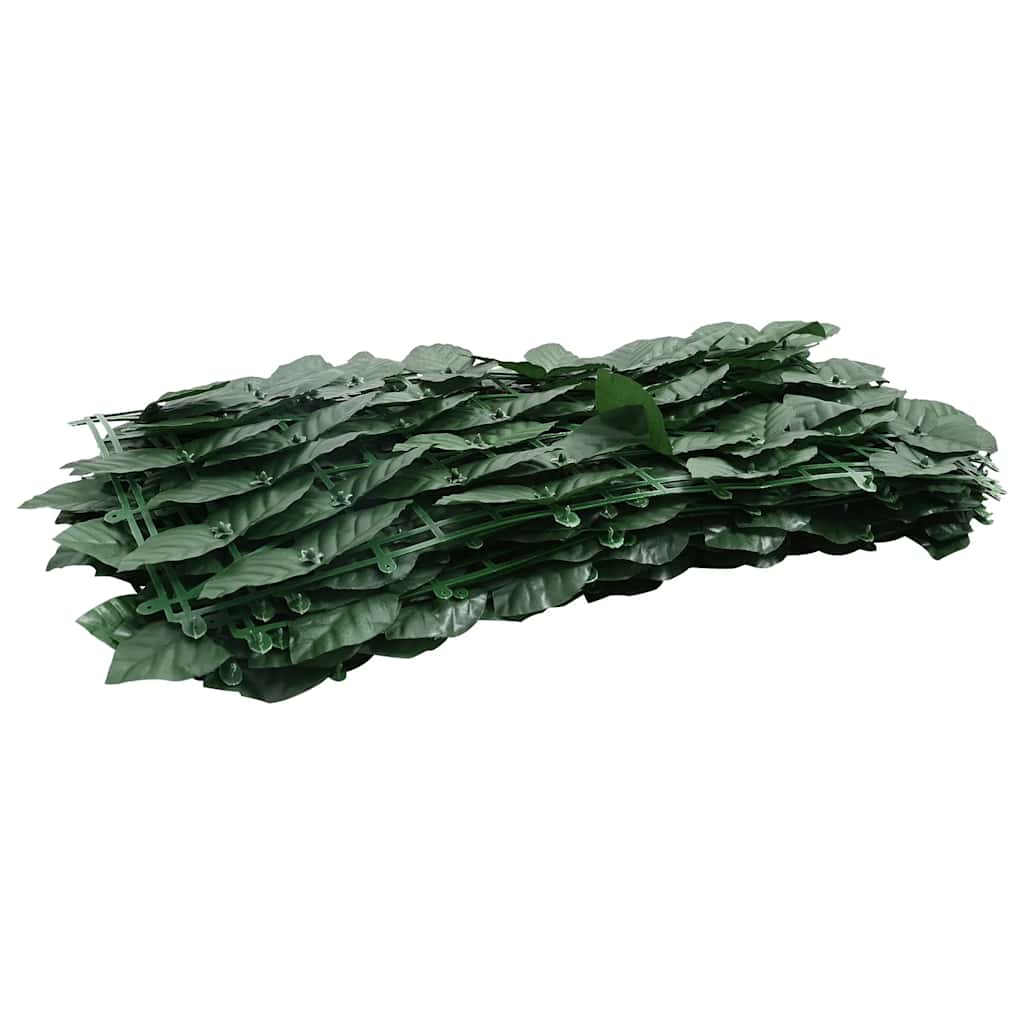 altanafskærmning 500x75 cm mørkegrønne blade - Image 3