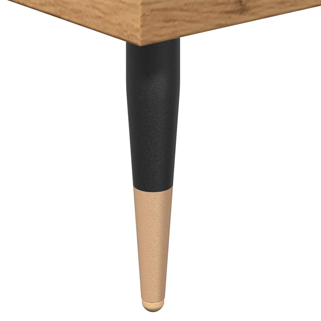 badeværelsesskab 30x30x100 cm konstrueret træ gammelt trælook - Image 8