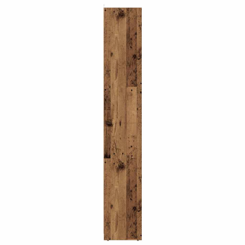 badeværelsesskab 30x30x183,5 cm konstrueret træ antikt træ - Image 6