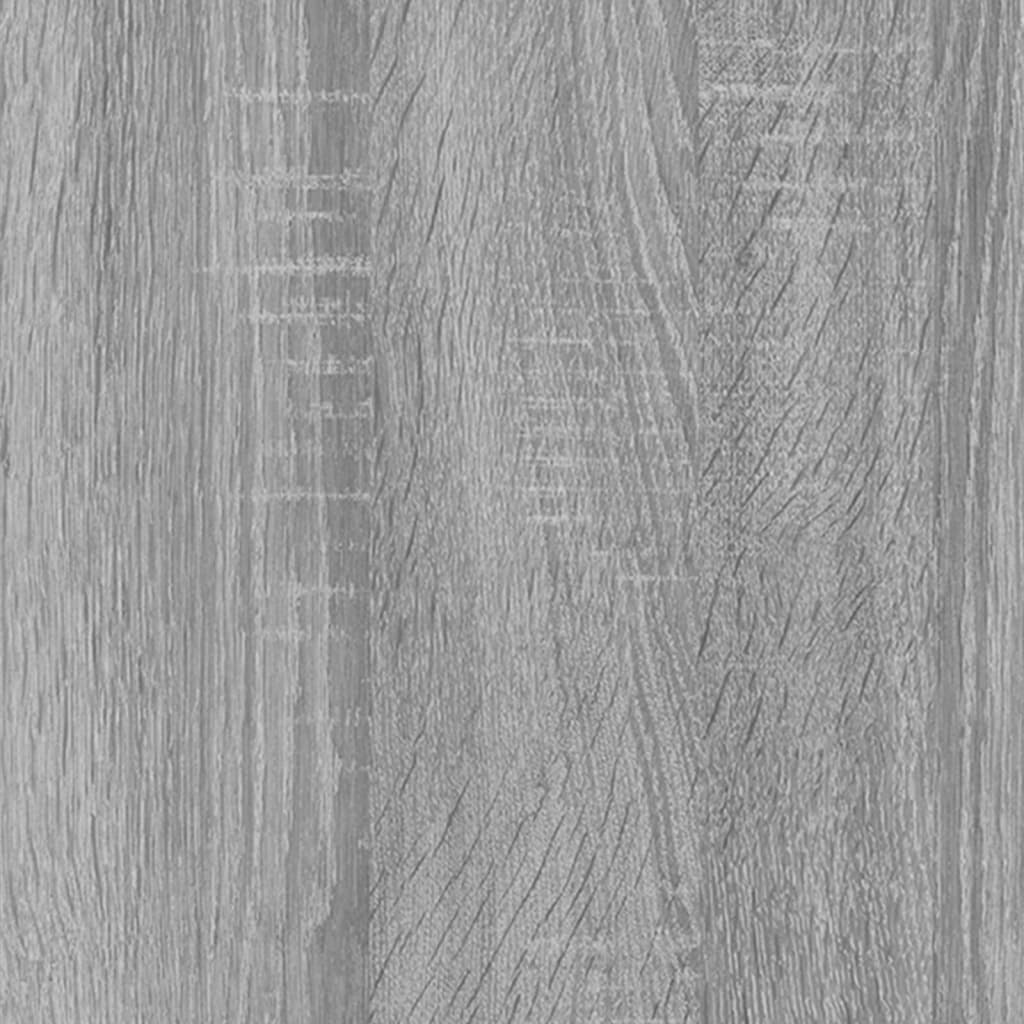 badeværelsesskab 30x30x95 cm konstrueret træ grå sonoma-eg - Image 8