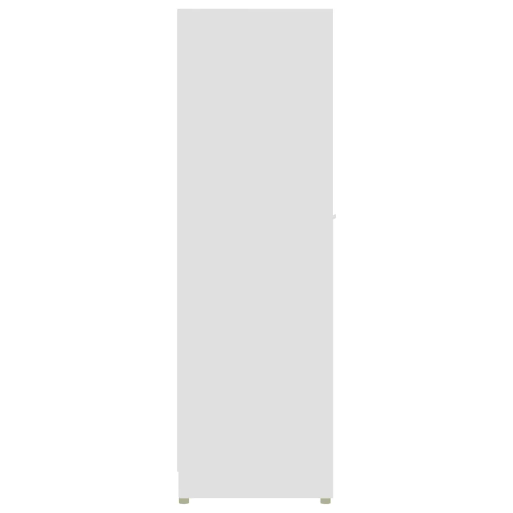 badeværelsesskab 30x30x95 cm konstrueret træ hvid - Image 7