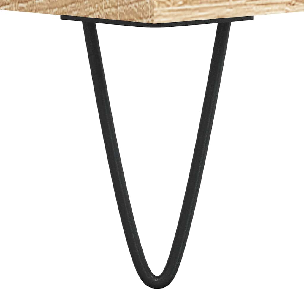 badeværelsesskab 58x33x60 cm konstrueret træ sonoma-eg - Image 8