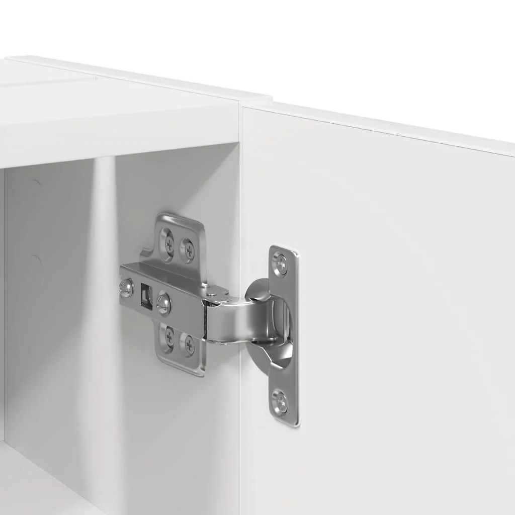 badeværelsesskab med rulleholder 20,5x22x72 cm hvid - Image 9