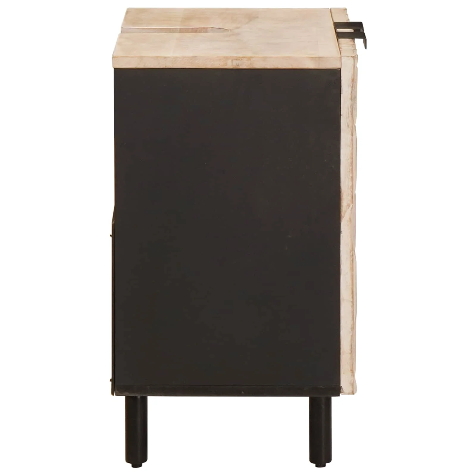 Badeværelsesskabsunder Hvid 62 x 33 x 58 cm Massivt mangotræ - Image 4