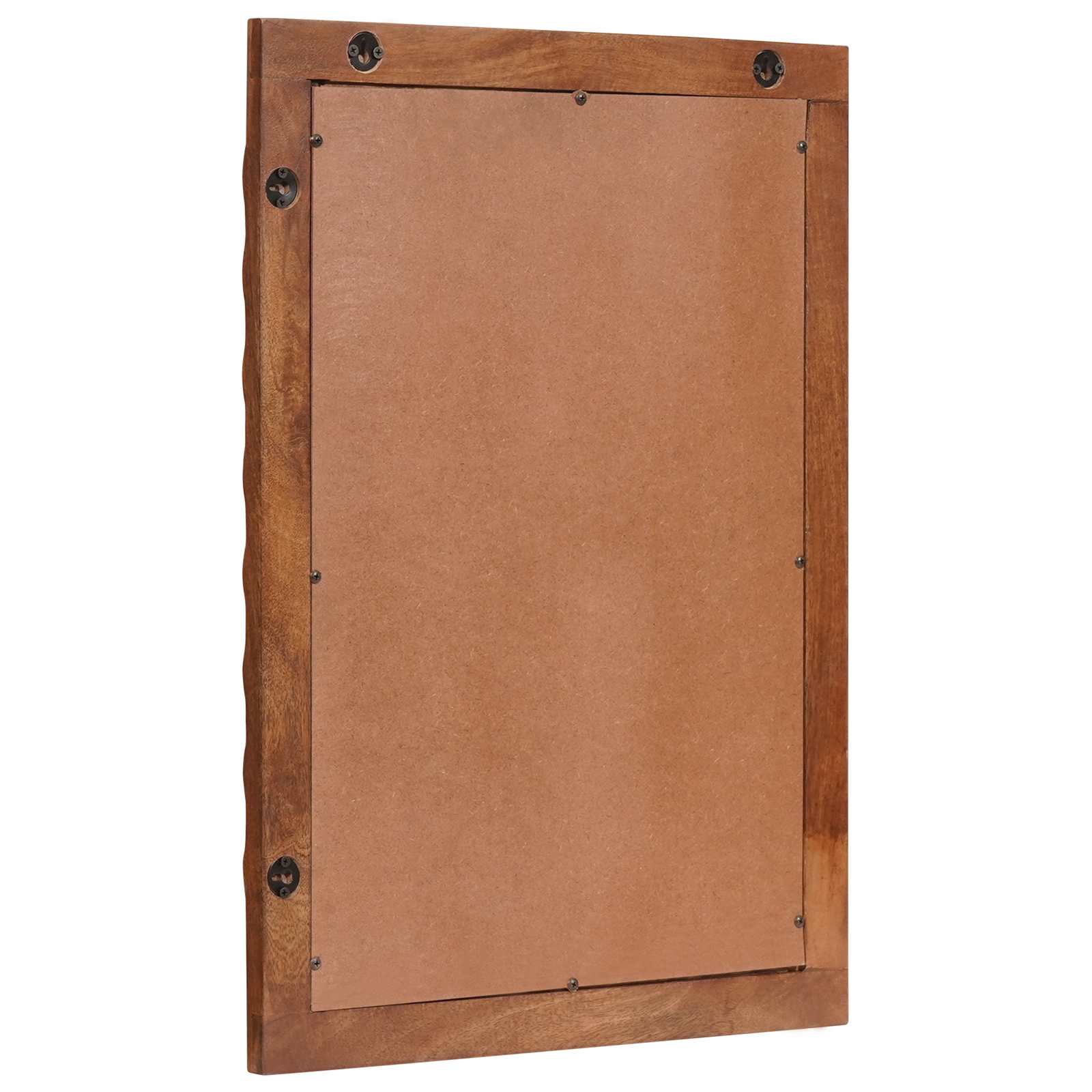 Badeværelsesspejl med spejl Acacia Brun Finish 50 x 70 x 2,5 cm - Image 3