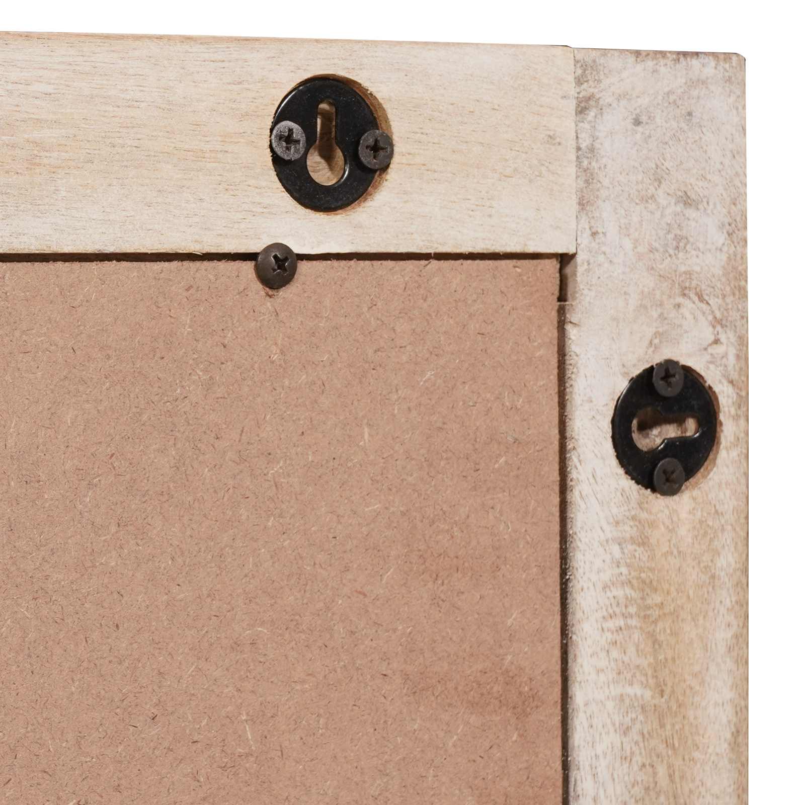 Badeværelsesspejl med spejl Hvid Vask Finish 50 x 70 x 2,5 cm - Image 5