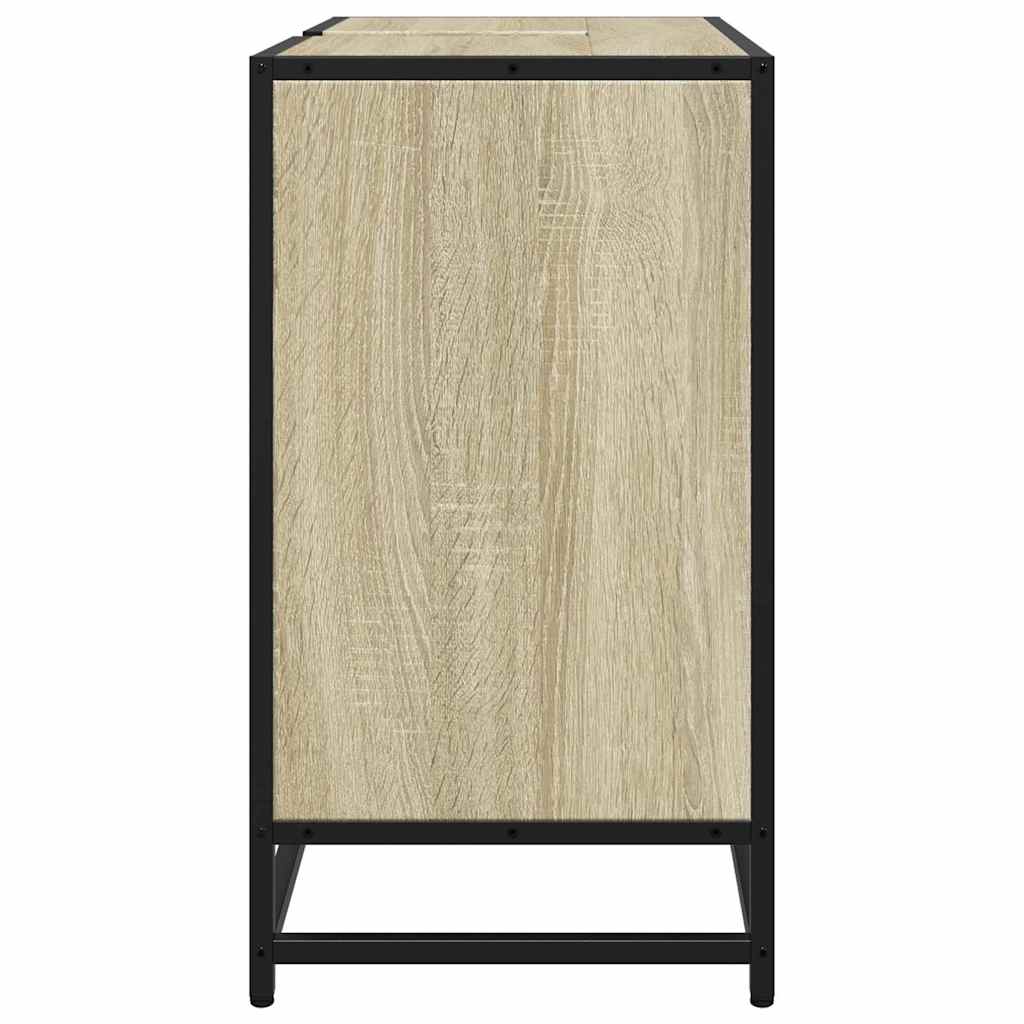 badeværelsesvaskeskab Sonoma eg 65x33x60 cm konstrueret træ - Image 6