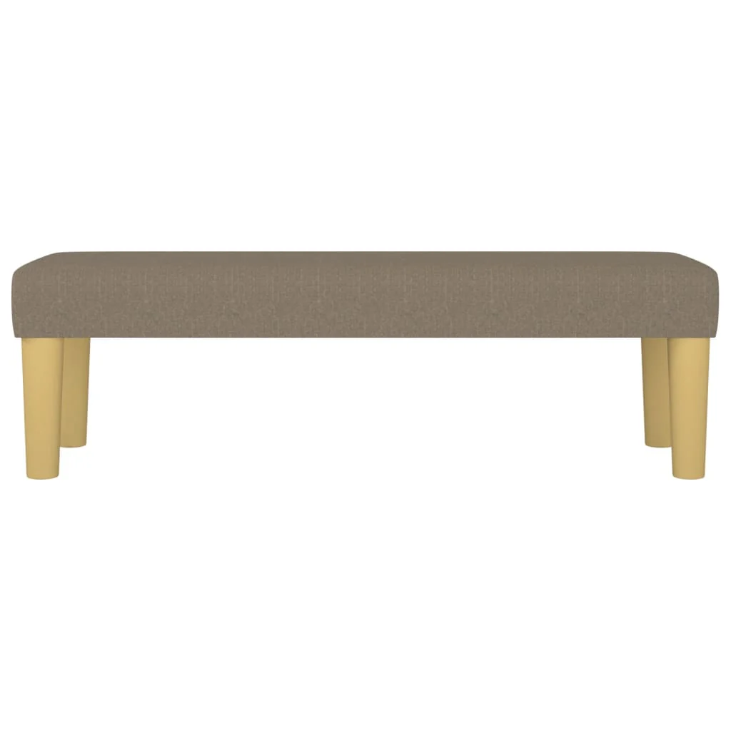 bænk 100x30x30 cm stof gråbrun - Image 3