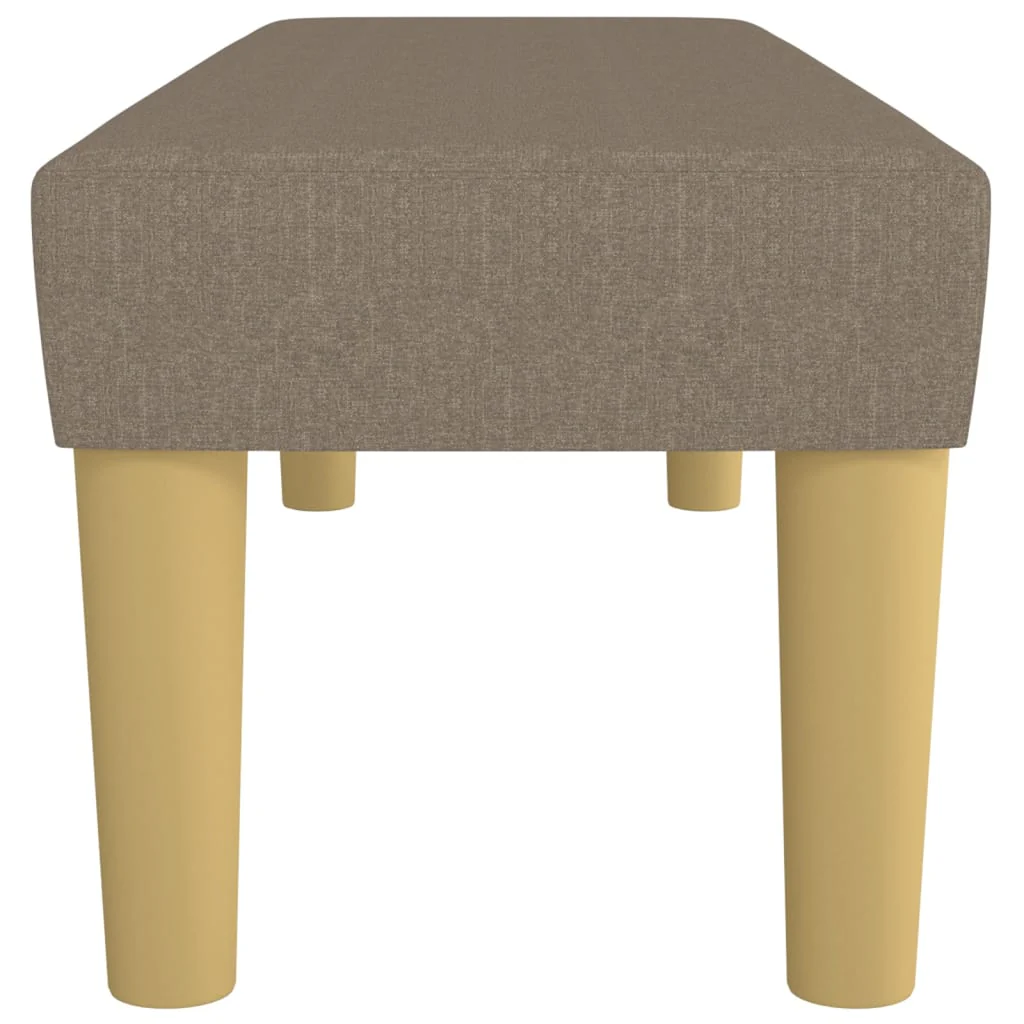 bænk 100x30x30 cm stof gråbrun - Image 4