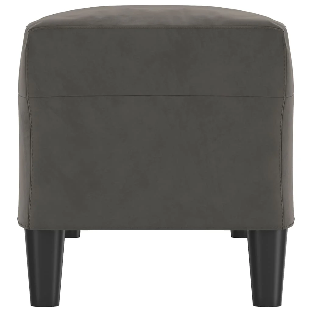 bænk 100x35x41 cm fløjl mørkegrå - Image 4