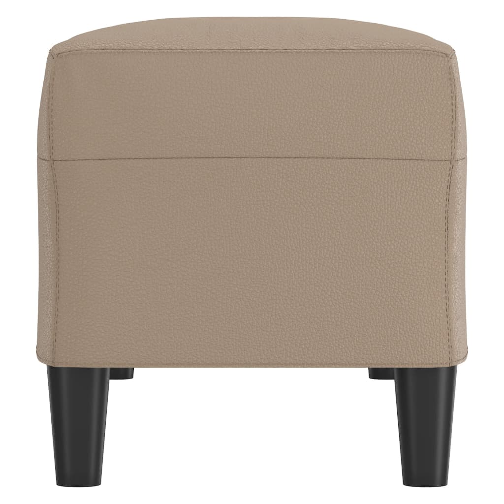 bænk 100x35x41 cm kunstlæder cappuccinofarvet - Image 4